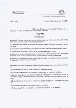 Ordenanza n° 12679 de 2025