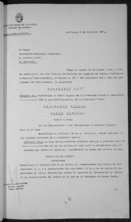 Ordenanza n° 6627 de 1987