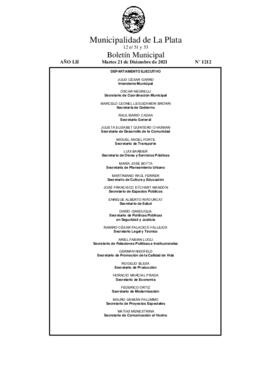 Boletín Municipal nº 1212 - martes, 21 de diciembre de 2021