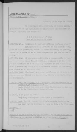 Ordenanza n° 3538 de 1967