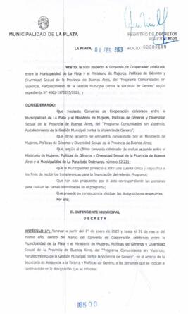 Decreto nº 500 de 2023, GARRO, Julio cesar
