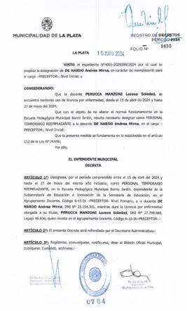 Decreto nº 784 de 2024, ALAK, Julio Cesar