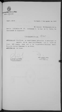 Ordenanza n° 8160 de 1993