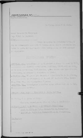 Ordenanza n° 1471 de 1949