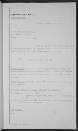 Ordenanza n° 1335 de 1949
