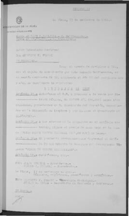 Ordenanza n° 2767 de 1961