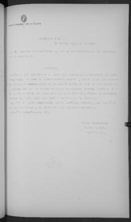 Ordenanza n° 33 de 1926