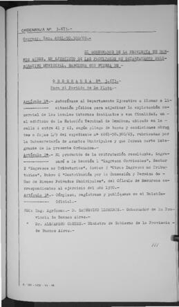 Ordenanza n° 3673 de 1970