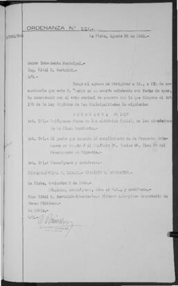 Ordenanza n° 1017 de 1948