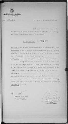 Ordenanza n° 7607 de 1990
