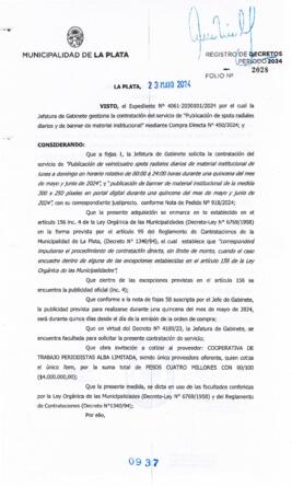 Decreto nº 937 de 2024, ALAK, Julio Cesar