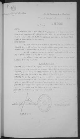 Ordenanza n° 5249 de 1982