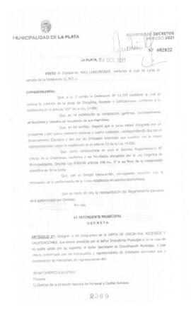 Decreto nº 2369 de 2021, GARRO, Julio cesar