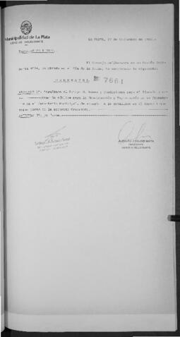 Ordenanza n° 7661 de 1990