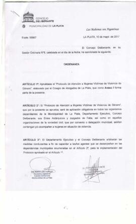Ordenanza nº 11503 de 2017