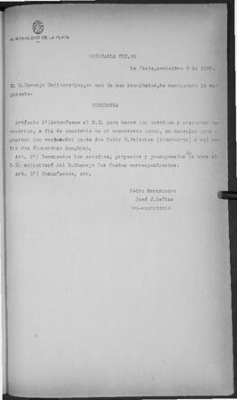 Ordenanza n° 95 de 1926