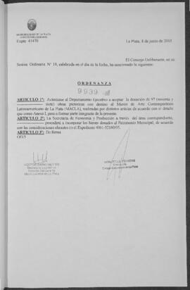Ordenanza nº 9939 de 2005