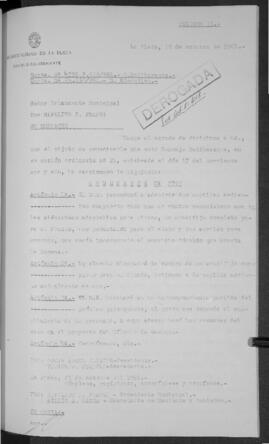 Ordenanza n° 2793 de 1961