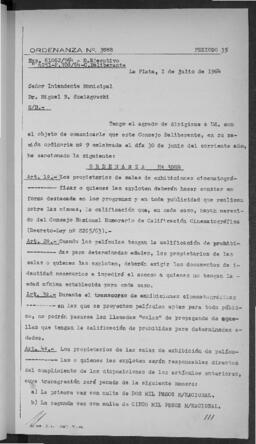 Ordenanza n° 3088 de 1964