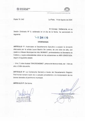 Ordenanza n° 12649 de 2025