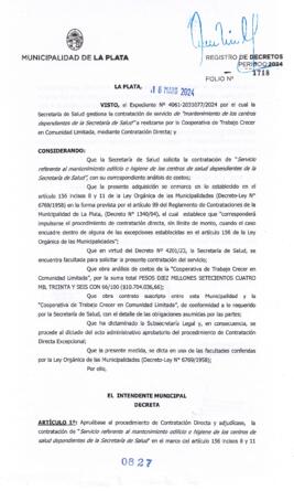 Decreto nº 827 de 2024, ALAK, Julio Cesar