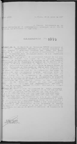 Ordenanza n° 8779 de 1997