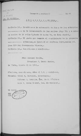 Ordenanza n° 1662 de 1949