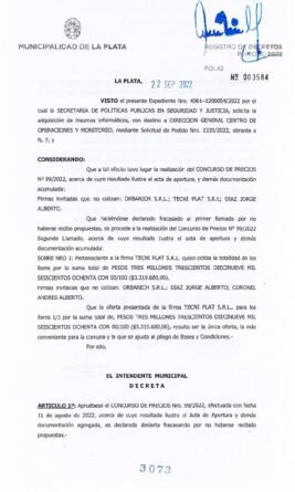 Decreto nº 3073 de 2022, GARRO, Julio cesar