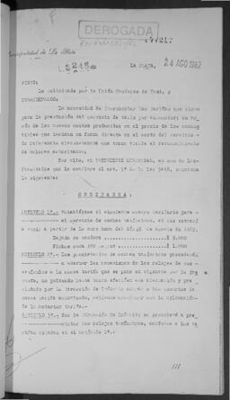 Ordenanza n° 5245 de 1982
