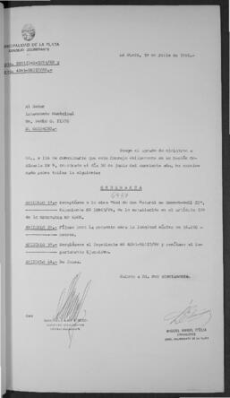 Ordenanza n° 6937 de 1988