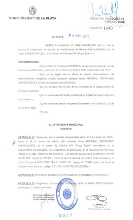 Decreto nº 629 de 2025, ALAK, Julio Cesar