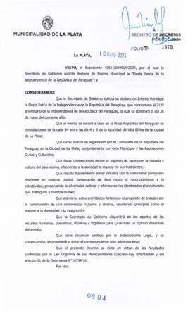 Decreto nº 804 de 2024, ALAK, Julio Cesar