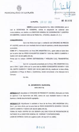Decreto nº 3044 de 2022, GARRO, Julio cesar