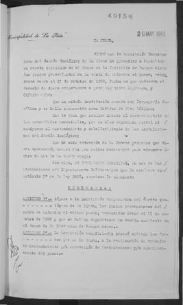Ordenanza n° 4915 de 1981