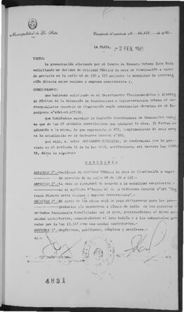 Ordenanza n° 4831 de 1981