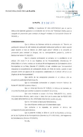 Decreto nº 239 de 2025, ALAK, Julio Cesar
