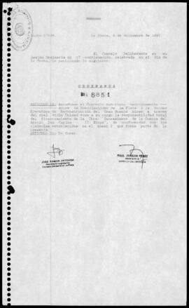 Ordenanza n° 8851 de 1997