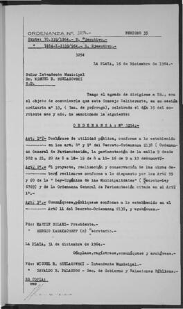 Ordenanza n° 3254 de 1964