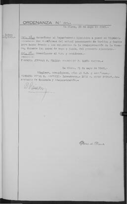 Ordenanza n° 883 de 1948