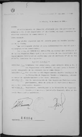 Ordenanza n° 4894 de 1981