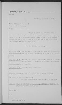 Ordenanza n° 1316 de 1949