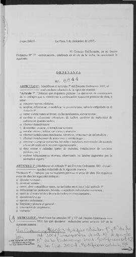 Ordenanza n° 8844 de 1997