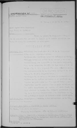 Ordenanza n° 1472 de 1949
