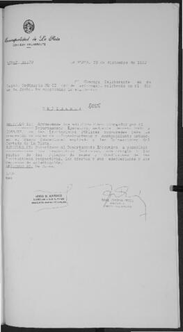 Ordenanza n° 8055 de 1992