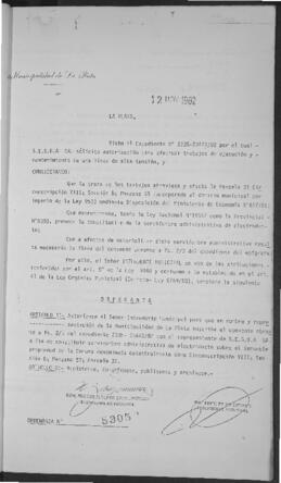Ordenanza n° 5305 de 1982