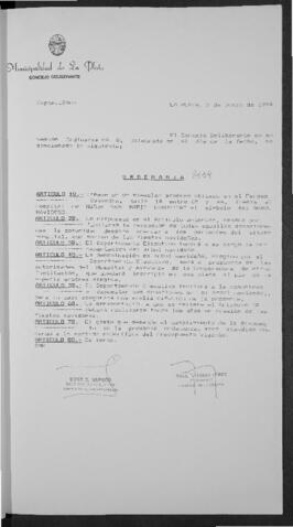 Ordenanza n° 8334 de 1994