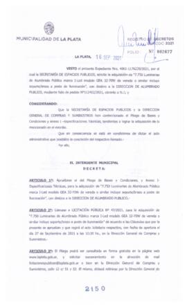 Decreto nº 2150 de 2021, GARRO, Julio cesar