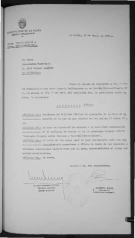 Ordenanza n° 5850 de 1985