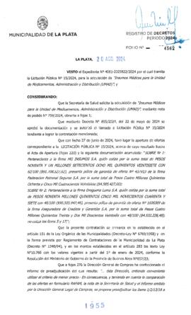 Decreto nº 1955 de 2024, ALAK, Julio Cesar