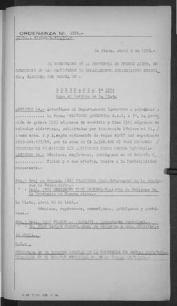 Ordenanza n° 3594 de 1968